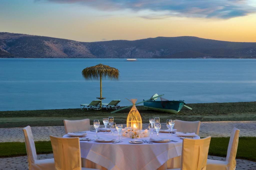 Makis Inn Resort Thermisía Esterno foto